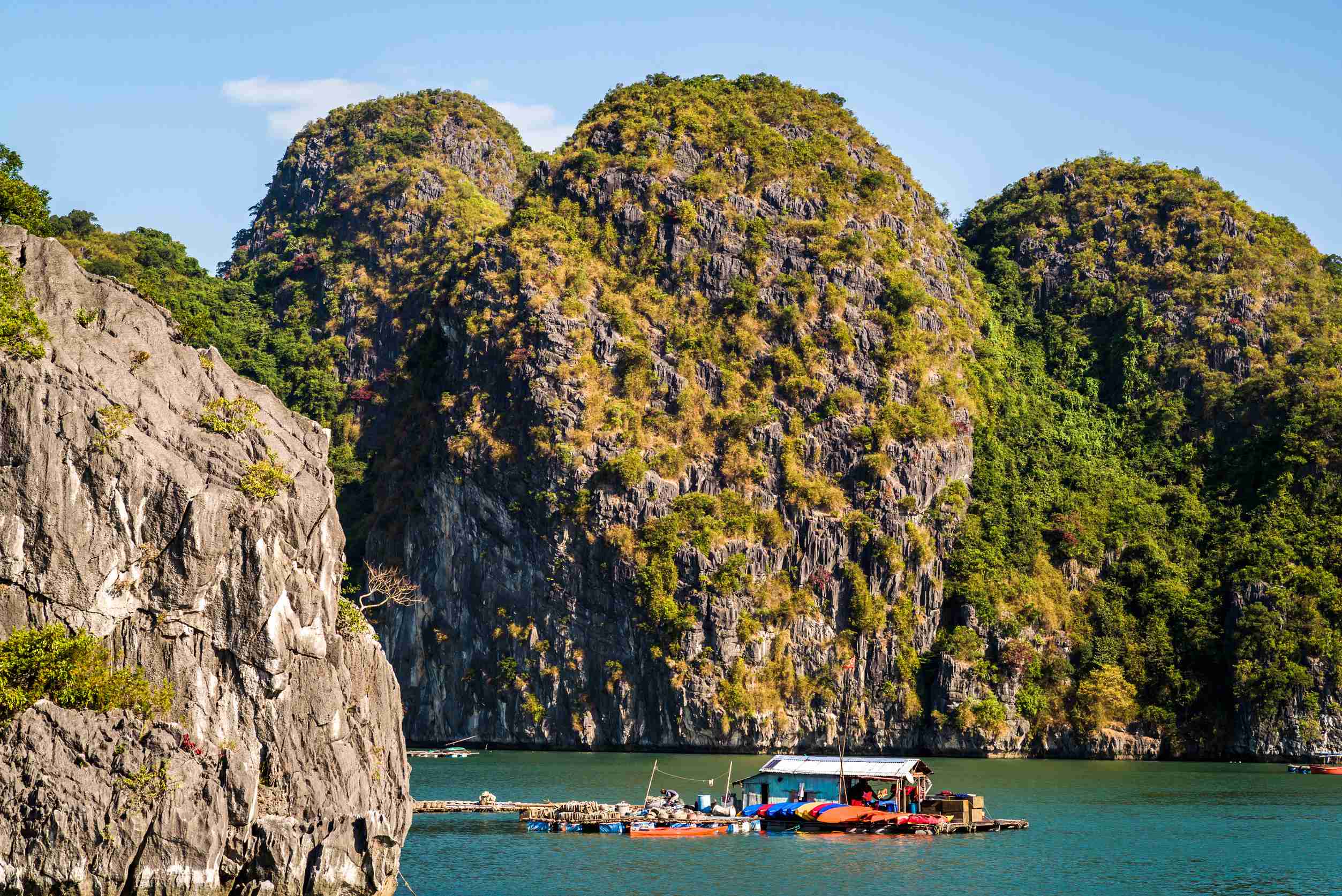 The wonderful Halong Bay in Vietnam